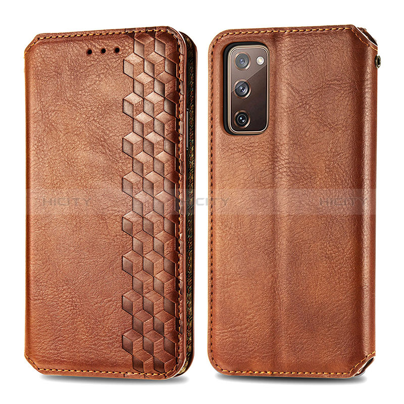 Coque Portefeuille Livre Cuir Etui Clapet S01D pour Samsung Galaxy S20 FE (2022) 5G Plus