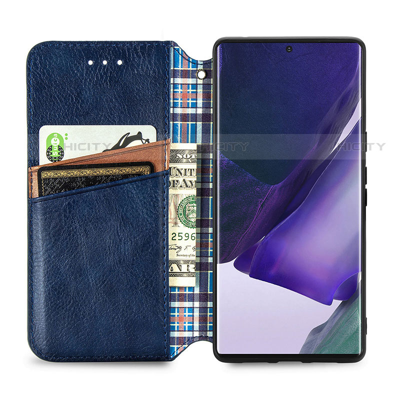 Coque Portefeuille Livre Cuir Etui Clapet S01D pour Samsung Galaxy S21 Ultra 5G Plus