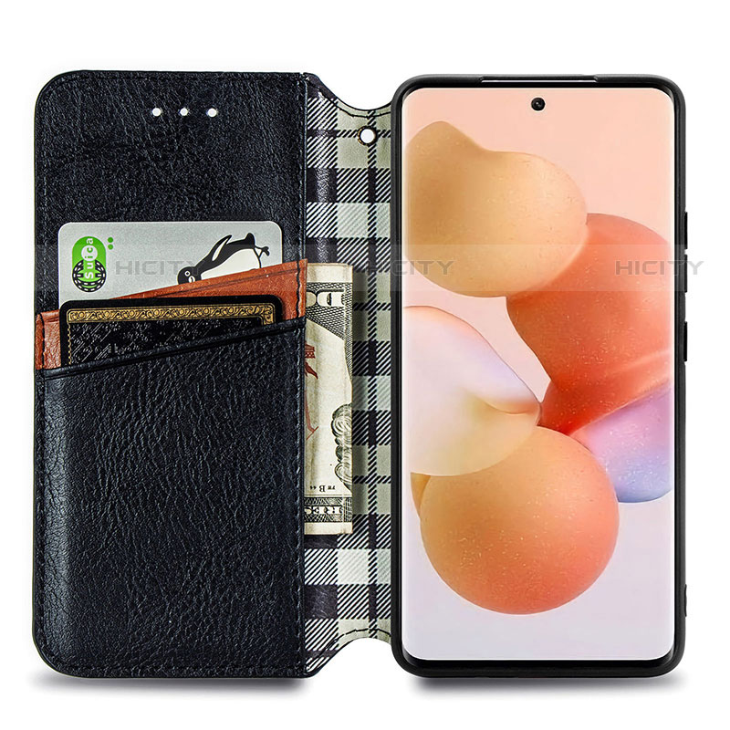 Coque Portefeuille Livre Cuir Etui Clapet S01D pour Xiaomi Mi 12 Pro 5G Plus