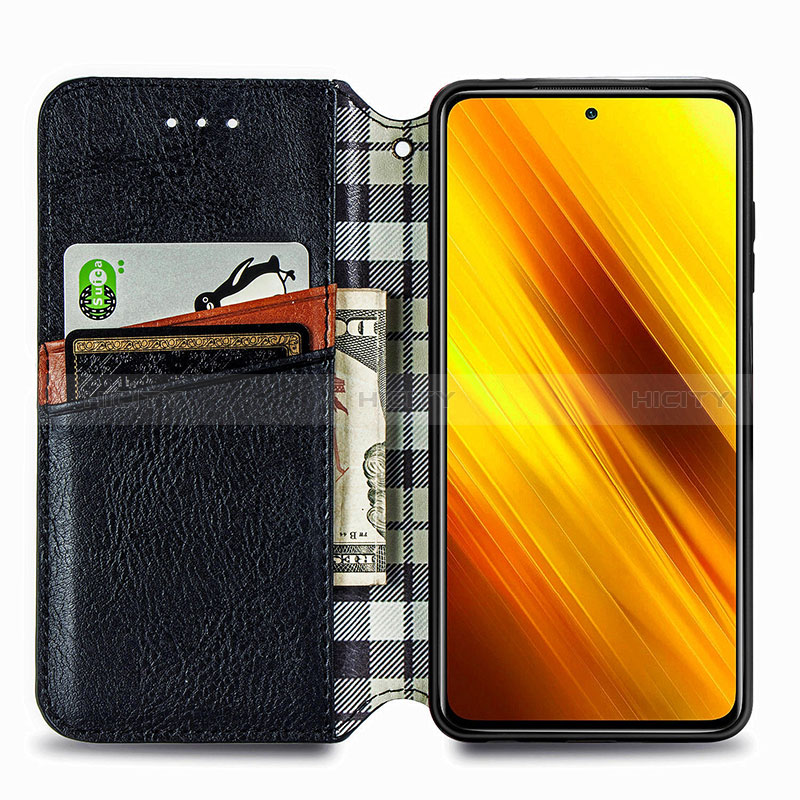 Coque Portefeuille Livre Cuir Etui Clapet S01D pour Xiaomi Poco X3 NFC Plus