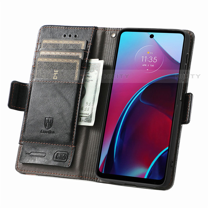 Coque Portefeuille Livre Cuir Etui Clapet S02D pour Motorola Moto G Stylus (2022) 4G Plus