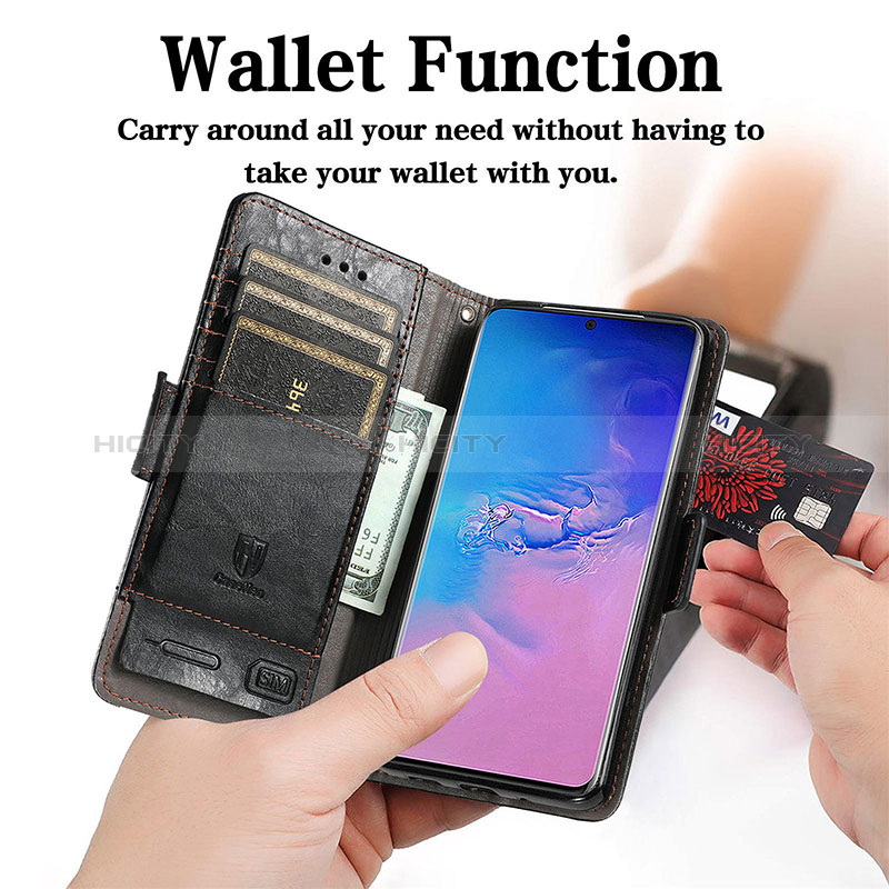 Coque Portefeuille Livre Cuir Etui Clapet S02D pour Samsung Galaxy S20 Ultra 5G Plus