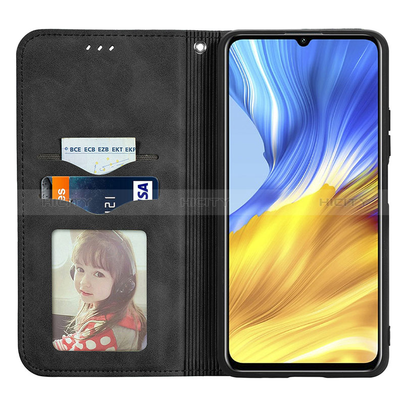 Coque Portefeuille Livre Cuir Etui Clapet S04D pour Huawei Honor X10 Max 5G Plus