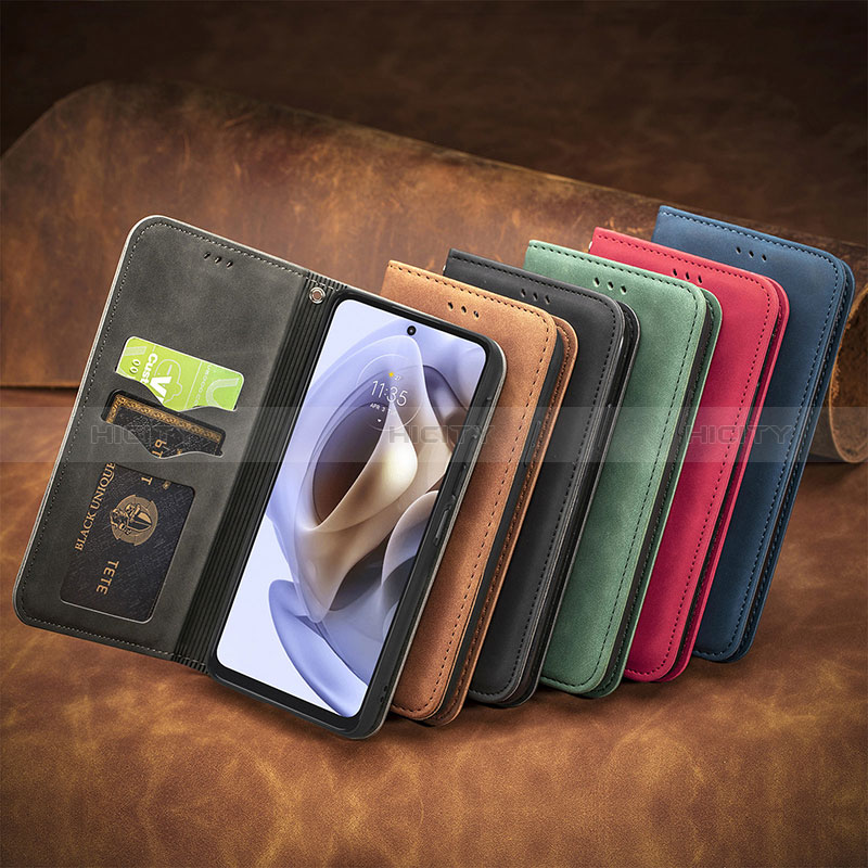 Coque Portefeuille Livre Cuir Etui Clapet S04D pour Motorola Moto G41 Plus