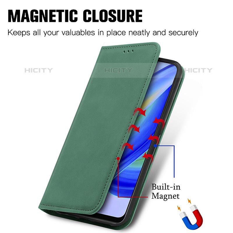 Coque Portefeuille Livre Cuir Etui Clapet S04D pour Oppo A74 4G Plus