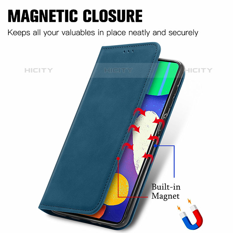 Coque Portefeuille Livre Cuir Etui Clapet S04D pour Samsung Galaxy M62 4G Plus