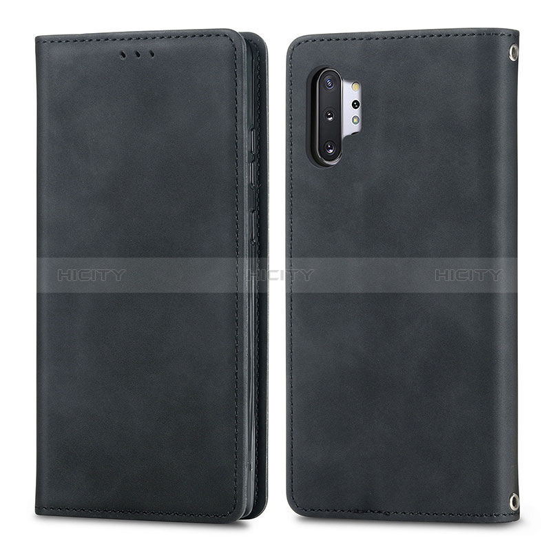 Coque Portefeuille Livre Cuir Etui Clapet S04D pour Samsung Galaxy Note 10 Plus 5G Plus