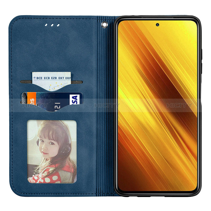 Coque Portefeuille Livre Cuir Etui Clapet S04D pour Xiaomi Poco X3 NFC Plus