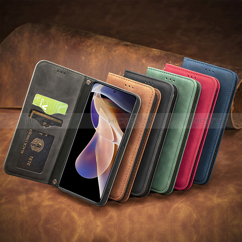 Coque Portefeuille Livre Cuir Etui Clapet S04D pour Xiaomi Poco X4 NFC Plus