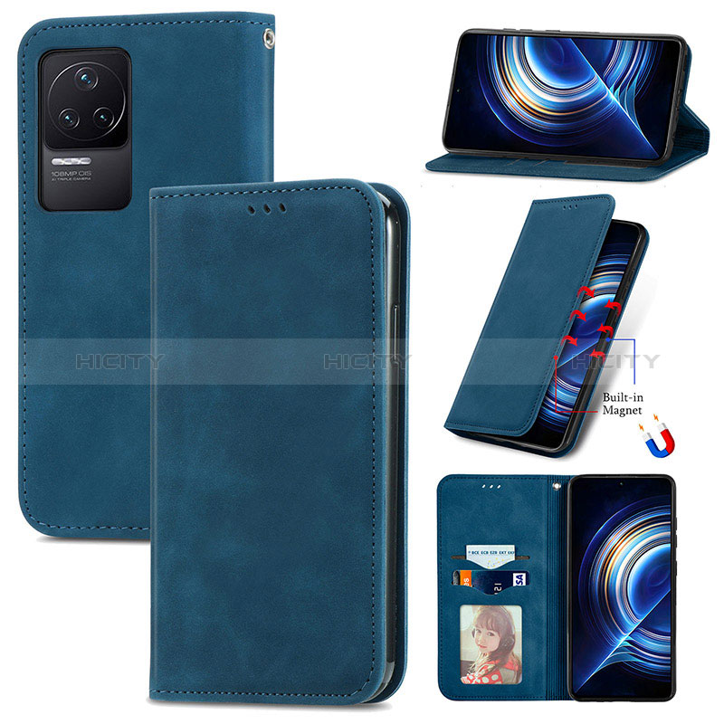 Coque Portefeuille Livre Cuir Etui Clapet S04D pour Xiaomi Redmi K50 5G Plus