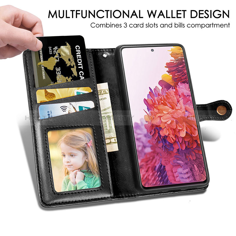 Coque Portefeuille Livre Cuir Etui Clapet S05D pour Samsung Galaxy S20 FE (2022) 5G Plus