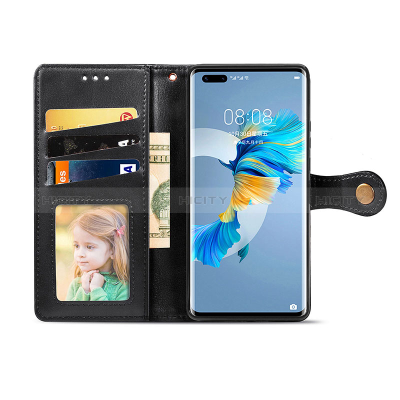 Coque Portefeuille Livre Cuir Etui Clapet S07D pour Huawei Mate 40 Pro Plus