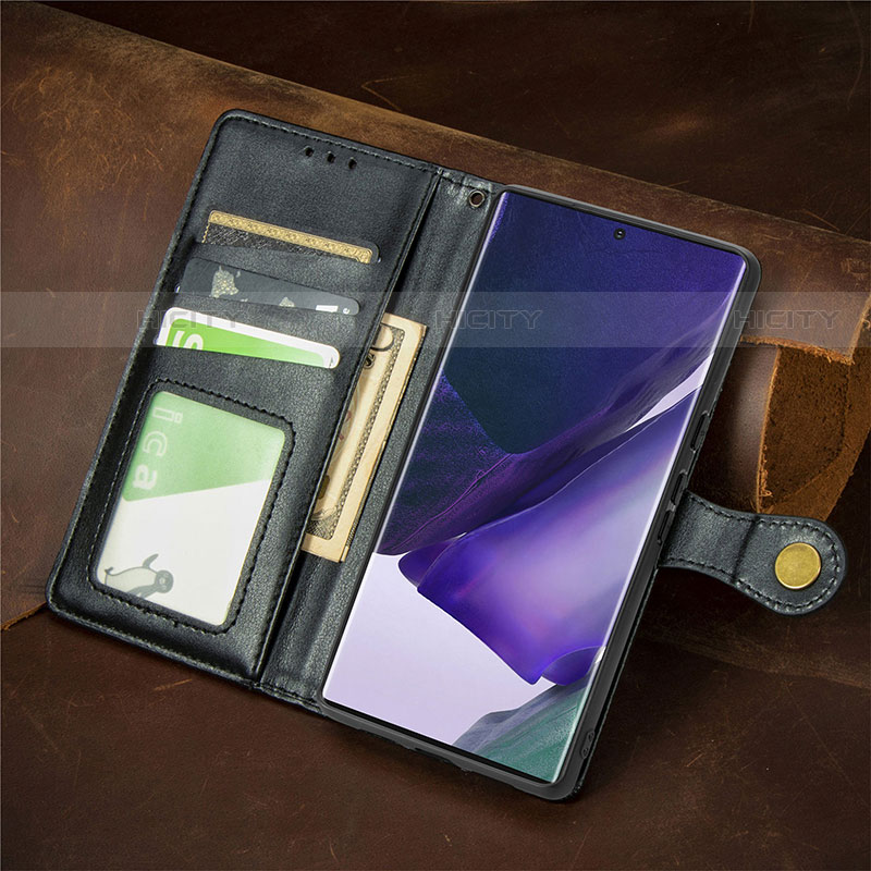 Coque Portefeuille Livre Cuir Etui Clapet S09D pour Samsung Galaxy S22 Ultra 5G Plus