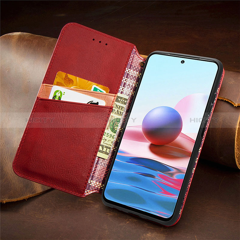 Coque Portefeuille Livre Cuir Etui Clapet S09D pour Xiaomi Redmi Note 10S 4G Plus