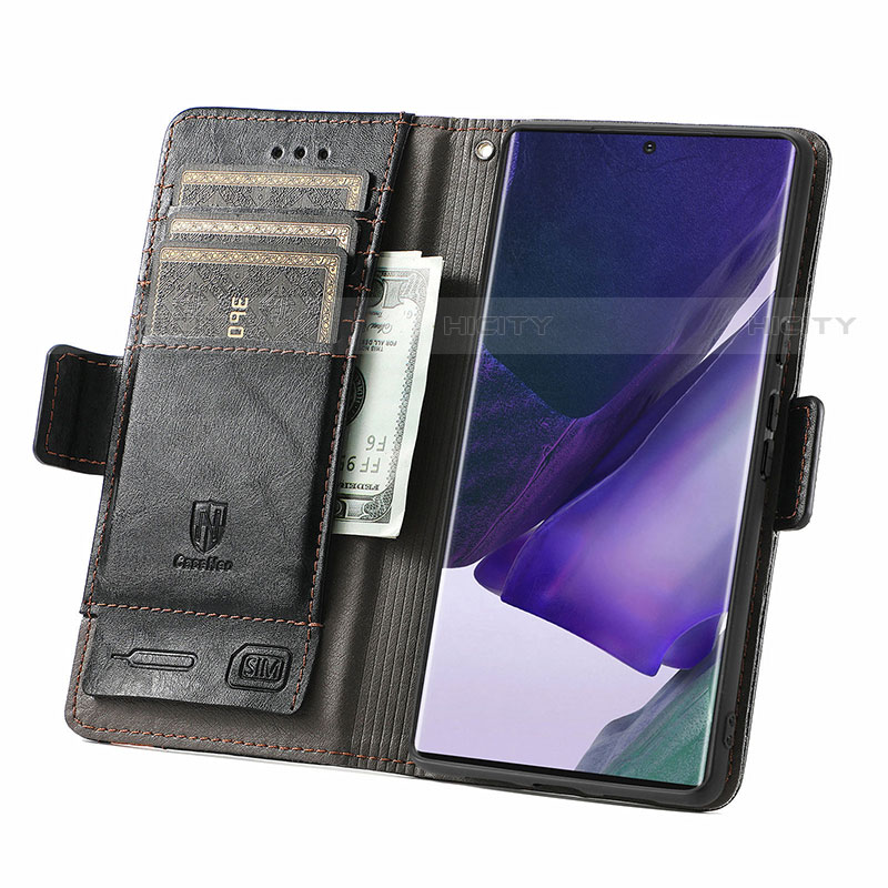 Coque Portefeuille Livre Cuir Etui Clapet S10D pour Samsung Galaxy S22 Ultra 5G Plus