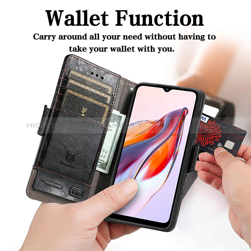 Coque Portefeuille Livre Cuir Etui Clapet S10D pour Xiaomi Poco C55 Plus