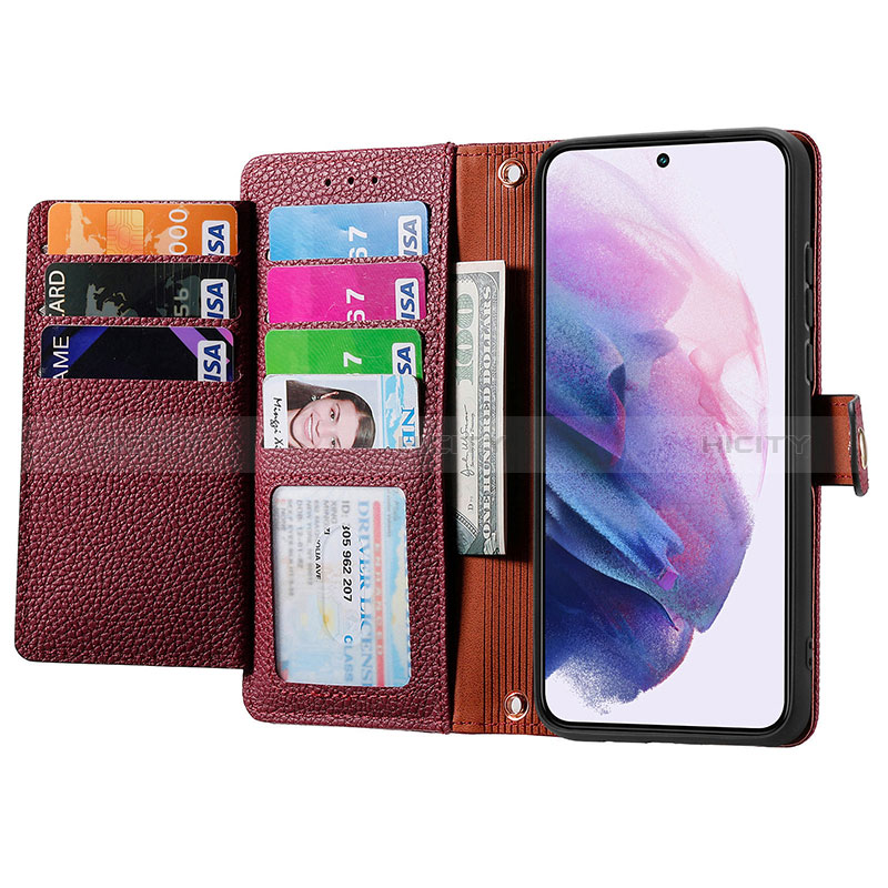 Coque Portefeuille Livre Cuir Etui Clapet S16D pour Samsung Galaxy S22 Plus 5G Plus