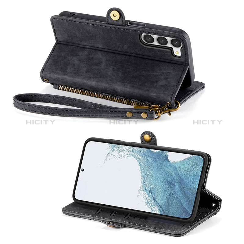 Coque Portefeuille Livre Cuir Etui Clapet S17D pour Samsung Galaxy S22 Plus 5G Plus