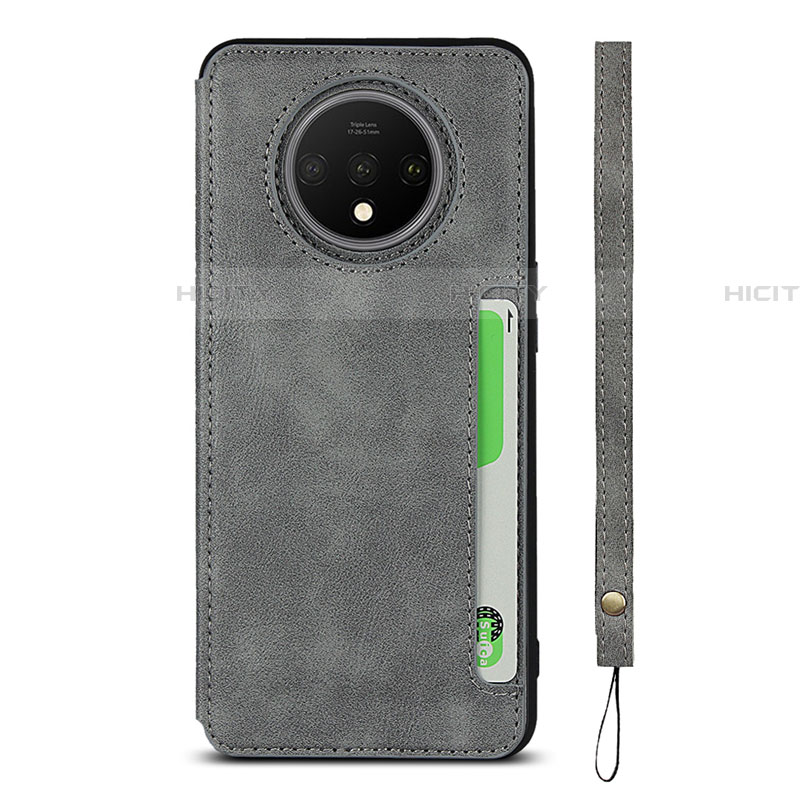 Coque Portefeuille Livre Cuir Etui Clapet T01 pour OnePlus 7T Plus