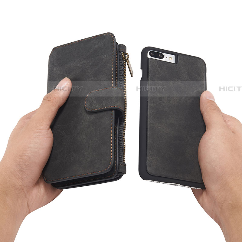 Coque Portefeuille Livre Cuir Etui Clapet T02 pour Apple iPhone 8 Plus Plus