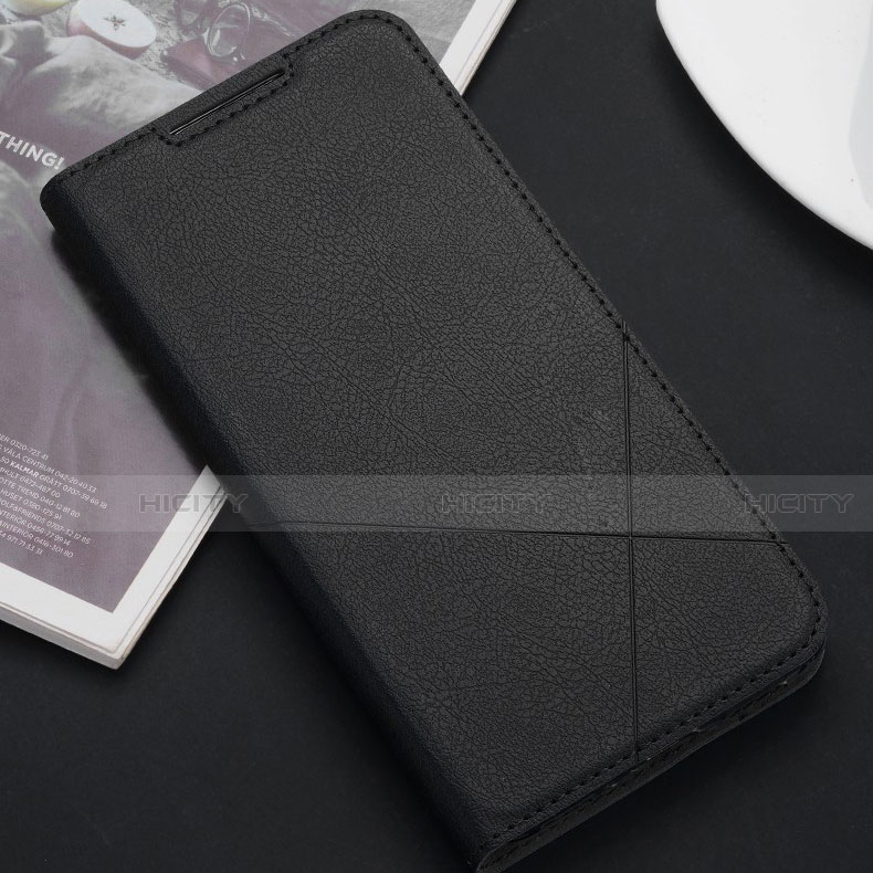Coque Portefeuille Livre Cuir Etui Clapet T02 pour Huawei Nova 5 Noir Plus