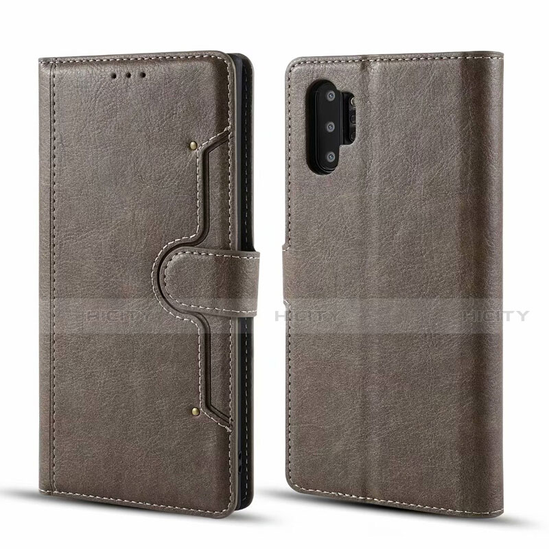 Coque Portefeuille Livre Cuir Etui Clapet T02 pour Samsung Galaxy Note 10 Plus Plus