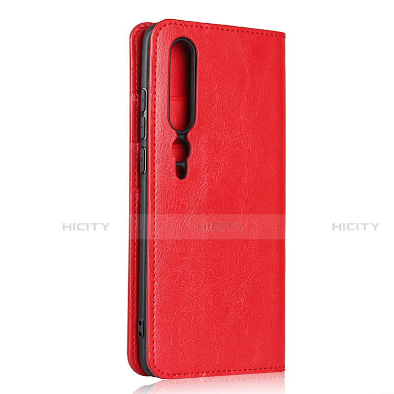Coque Portefeuille Livre Cuir Etui Clapet T02 pour Xiaomi Mi 10 Pro Rouge Plus