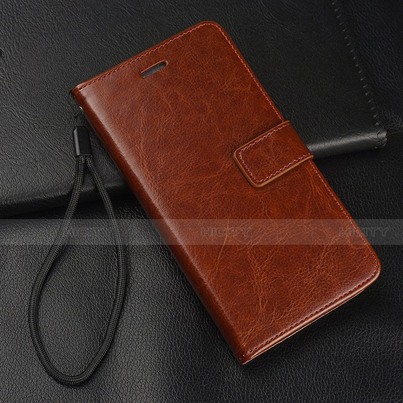 Coque Portefeuille Livre Cuir Etui Clapet T02 pour Xiaomi Redmi Note 8 Pro Marron Plus