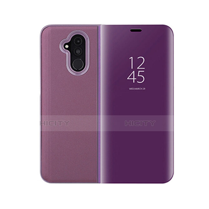 Coque Portefeuille Livre Cuir Etui Clapet T03 pour Huawei Mate 20 Lite Violet Plus
