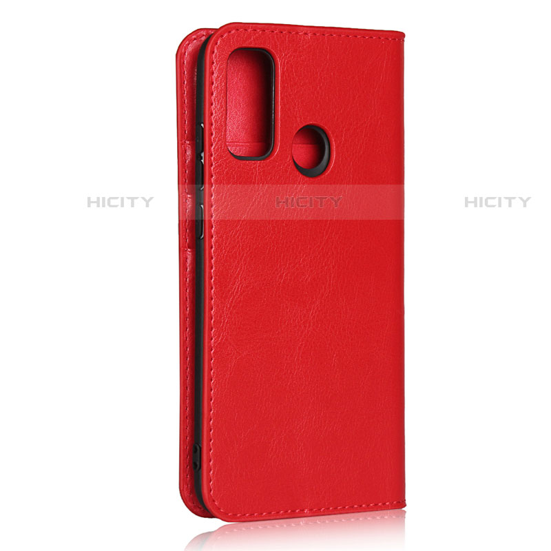 Coque Portefeuille Livre Cuir Etui Clapet T03 pour Huawei P Smart (2020) Rouge Plus