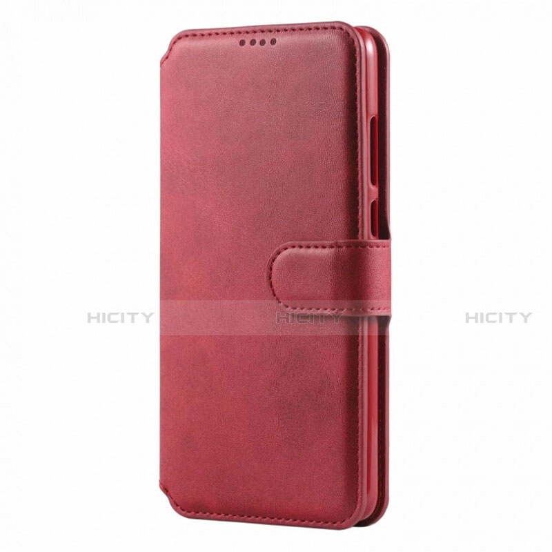 Coque Portefeuille Livre Cuir Etui Clapet T03 pour Huawei P30 Lite New Edition Rouge Plus