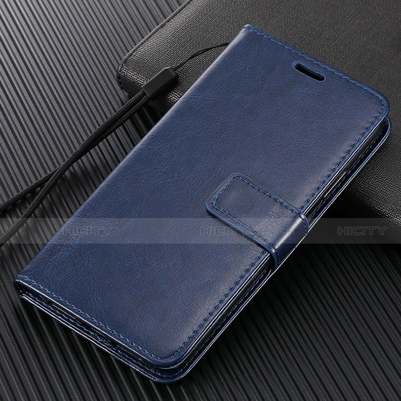 Coque Portefeuille Livre Cuir Etui Clapet T03 pour Huawei P40 Lite 5G Bleu Plus