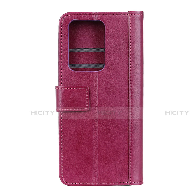 Coque Portefeuille Livre Cuir Etui Clapet T03 pour Huawei P40 Pro+ Plus Rose Rouge Plus