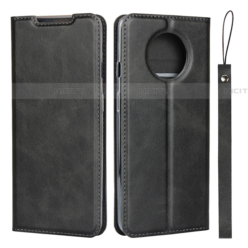 Coque Portefeuille Livre Cuir Etui Clapet T03 pour OnePlus 7T Noir Plus