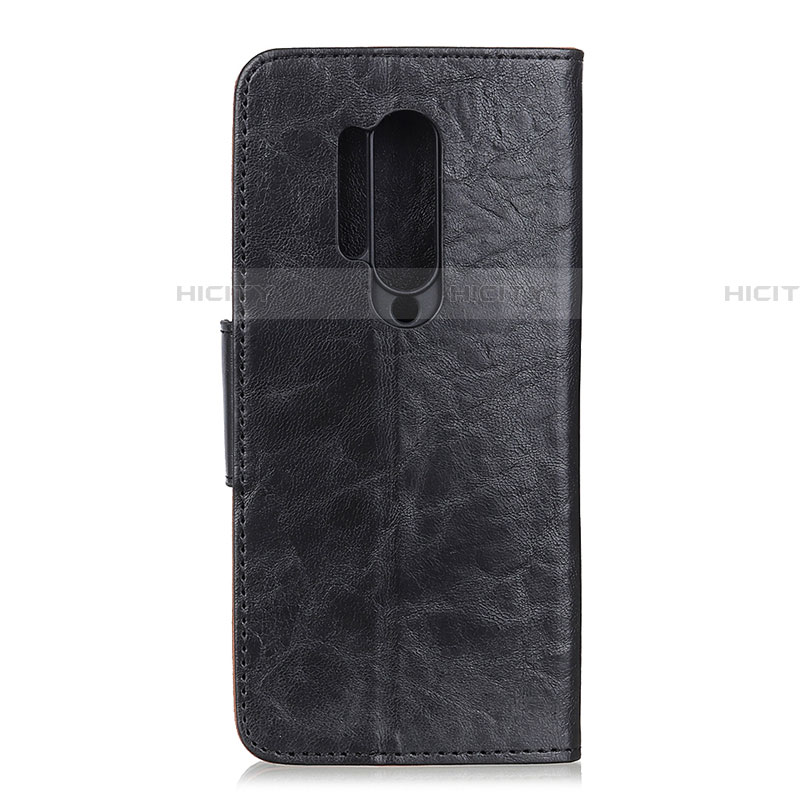 Coque Portefeuille Livre Cuir Etui Clapet T04 pour OnePlus 8 Pro Noir Plus