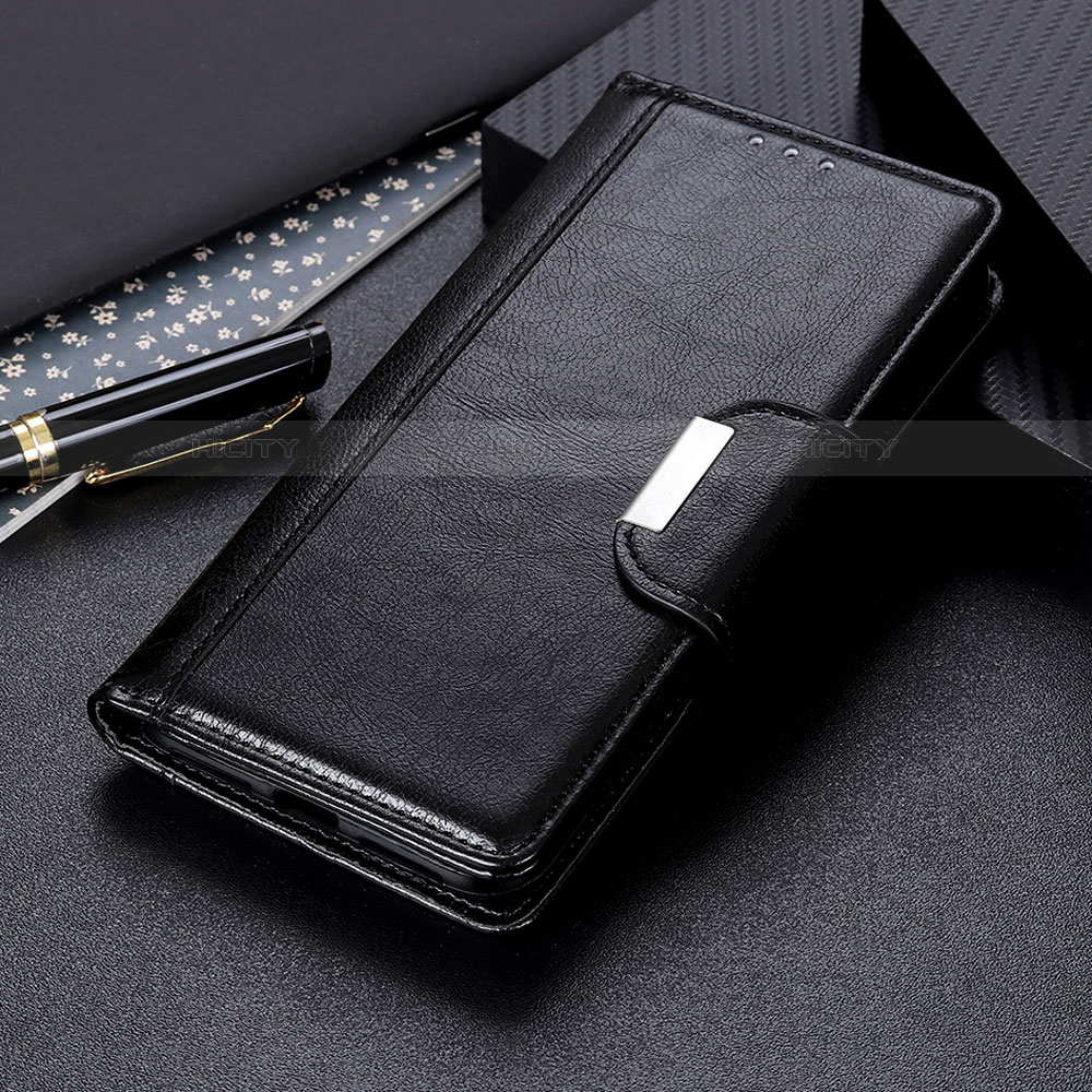 Coque Portefeuille Livre Cuir Etui Clapet T05 pour OnePlus 8 Pro Noir Plus