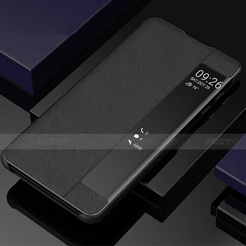 Coque Portefeuille Livre Cuir Etui Clapet T06 pour Samsung Galaxy Note 10 Noir Plus