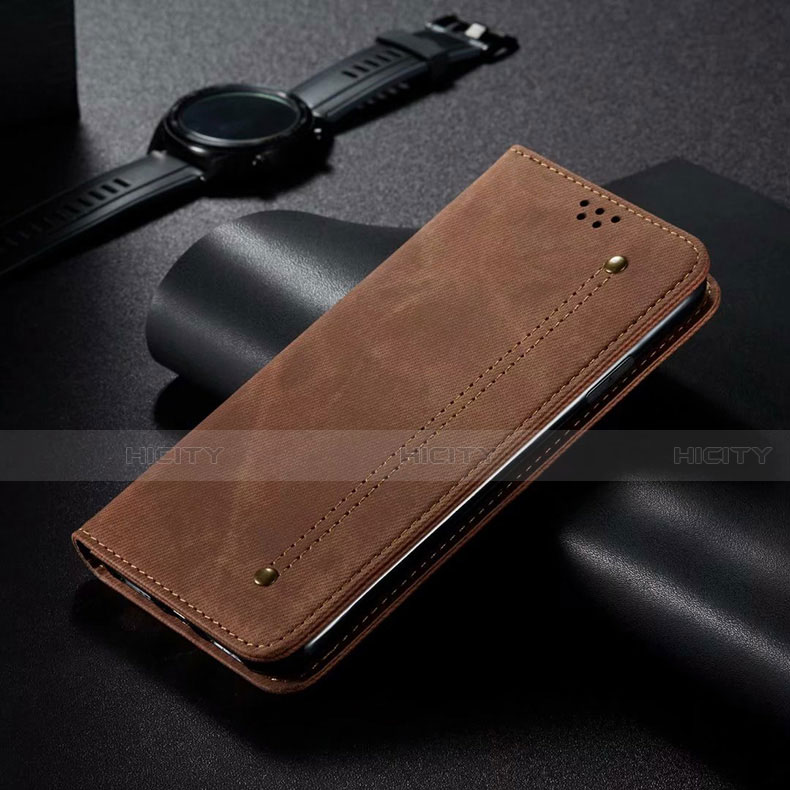 Coque Portefeuille Livre Cuir Etui Clapet T06 pour Xiaomi Mi 10 Pro Marron Plus