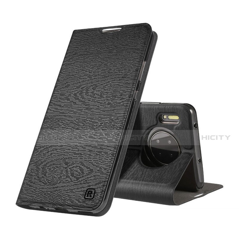 Coque Portefeuille Livre Cuir Etui Clapet T07 pour Huawei Mate 30 5G Noir Plus