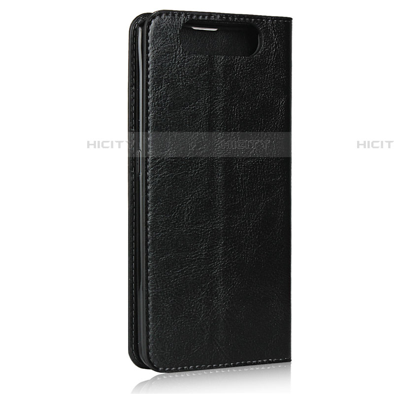 Coque Portefeuille Livre Cuir Etui Clapet T07 pour Samsung Galaxy A90 4G Noir Plus