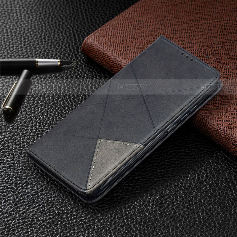 Coque Portefeuille Livre Cuir Etui Clapet T07 pour Xiaomi Redmi 9AT Noir Plus