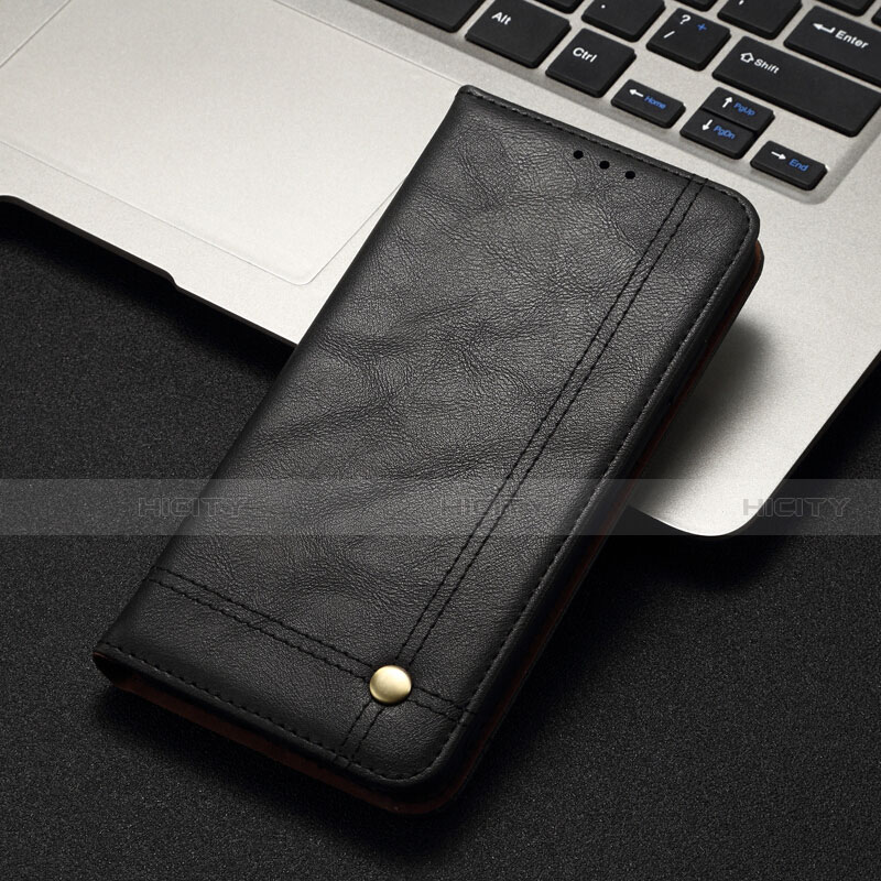 Coque Portefeuille Livre Cuir Etui Clapet T08 pour Xiaomi Mi A3 Noir Plus