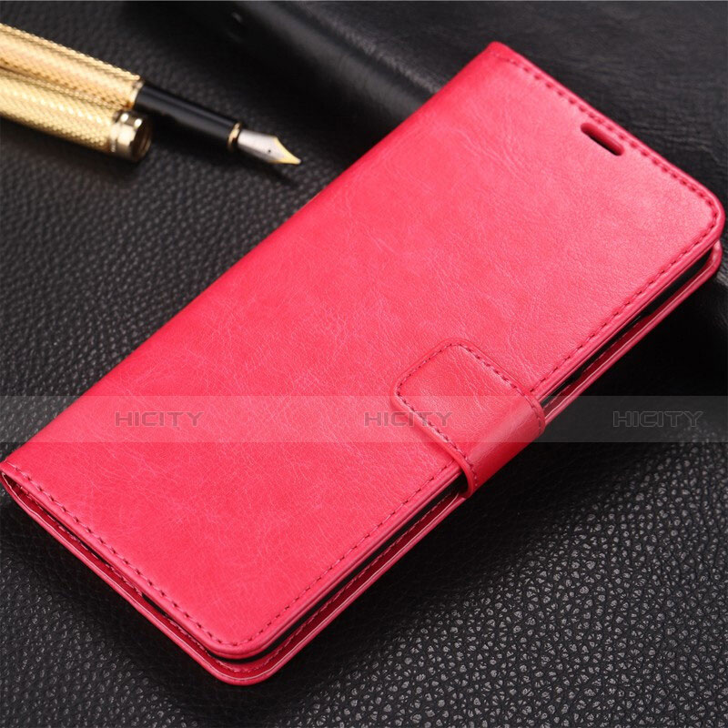 Coque Portefeuille Livre Cuir Etui Clapet T09 pour Huawei Honor 20 Pro Rose Rouge Plus