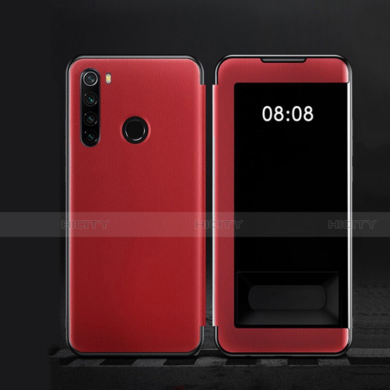 Coque Portefeuille Livre Cuir Etui Clapet T09 pour Xiaomi Redmi Note 8 Rouge Plus
