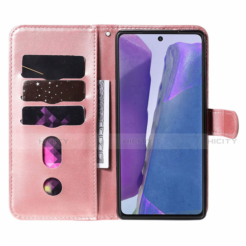 Coque Portefeuille Livre Cuir Etui Clapet T10 pour Samsung Galaxy Note 20 5G Plus