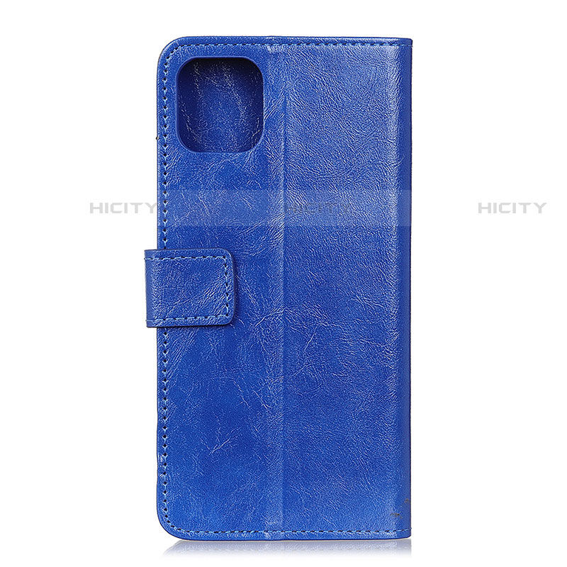 Coque Portefeuille Livre Cuir Etui Clapet T10 pour Xiaomi Mi 11 5G Bleu Plus