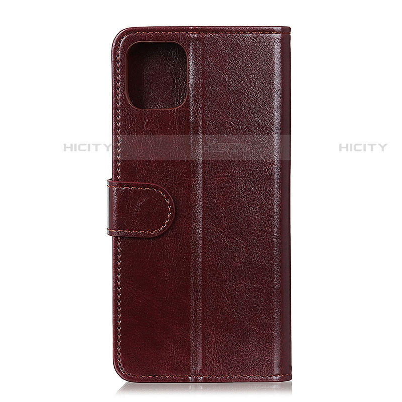 Coque Portefeuille Livre Cuir Etui Clapet T11 pour Xiaomi Mi 11 Lite 4G Marron Plus