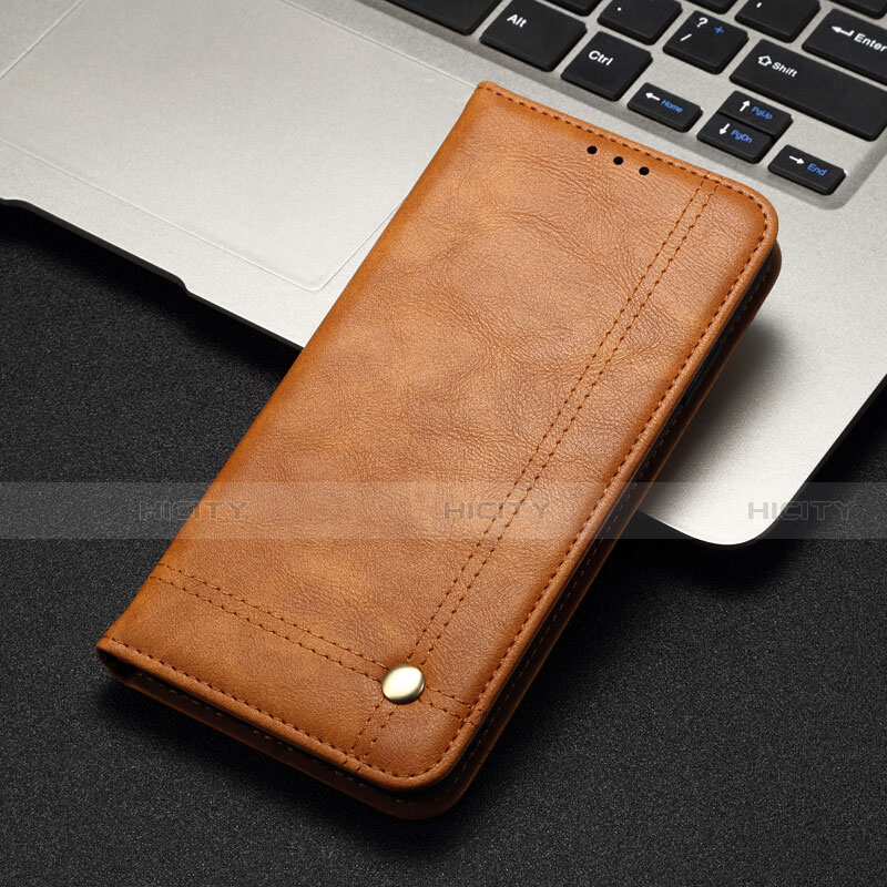 Coque Portefeuille Livre Cuir Etui Clapet T11 pour Xiaomi Mi Note 10 Orange Plus