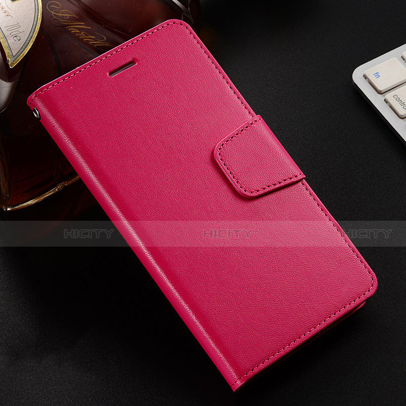 Coque Portefeuille Livre Cuir Etui Clapet T12 pour Huawei Honor 20i Rouge Plus