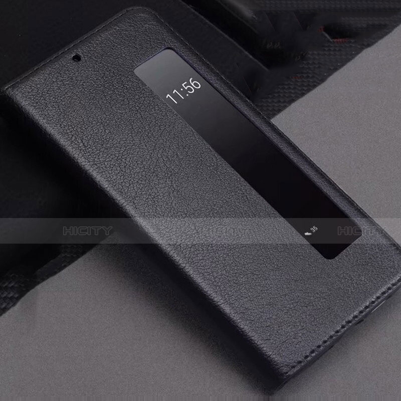 Coque Portefeuille Livre Cuir Etui Clapet T12 pour Huawei P20 Pro Noir Plus